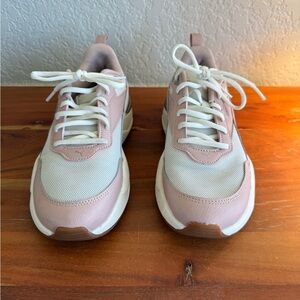 Puma Women's Pink and Cream Athletic Shoes
